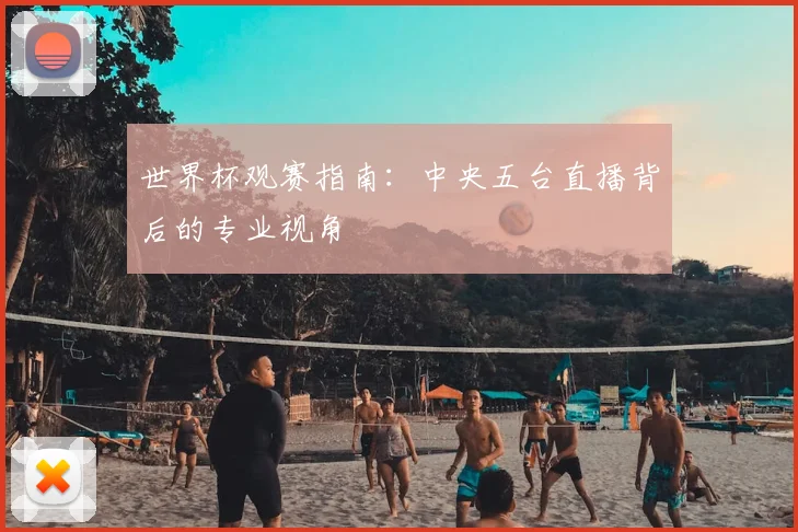 世界杯观赛指南：中央五台直播背后的专业视角