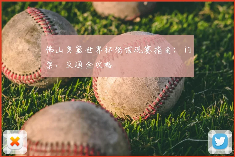 佛山男篮世界杯场馆观赛指南：门票、交通全攻略